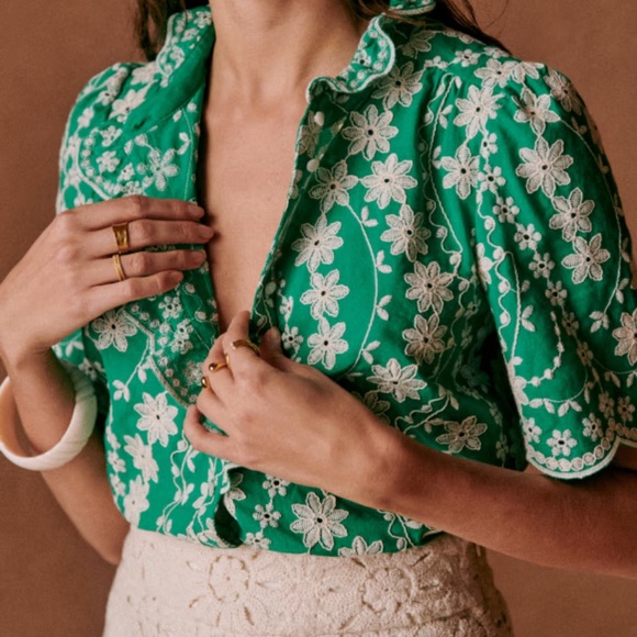 Sézane dahlia shirt - Picture 5 of 8